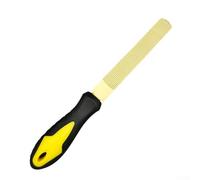 babominimer Set di raspe per la lavorazione del legno, 15,2 cm e 20,3 cm, utensili manuali circolari per intaglio e modellatura del legno, con comodo manico in plastica gialla, lama in metallo
