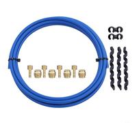 babominimer Set di tubi per freni idraulici BH59 BH90 con tubo dell'olio, aghi e teste di oliva per freni a disco per biciclette, lunghezza 3 metri, diametro esterno 5 mm (blu MA01T)