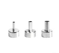 babominimer Set di ugelli per saldatura in acciaio inossidabile per stazione di rilavorazione ad aria calda 858/858D/868D, strumenti di saldatura multifunzione, 3 misure 5 mm, 8 mm, 10 mm, ugelli di
