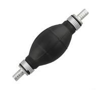 babominimer Sifone manuale per trasferimento del carburante, 10 mm, in gomma, per innesco per benzina, olio, acqua, con valvola a vie, adatto per barche, veicoli, moto, prato (1 pezzo)