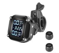 babominimer Sistema di allarme per monitor della pressione e temperatura dei pneumatici, TPMS per moto, offre un monitoraggio reale delle condizioni dei pneumatici tramite schermo LCD