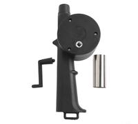 babominimer Soffiatore manuale per barbecue, portatile, 25 x 10 x 5 cm, strumento pneumatico manuale per griglie a carbone all'aperto, campeggio, barbecue, accensione del fuoco e combustione