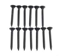 babominimer Staffe per barriere per porte 2 x 4 con design a forma di U per la sicurezza domestica, costruzione in acciaio legato per porte interne ed esterne, compatibile (nero)