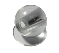 babominimer Stecca da biliardo trasparente, con struttura in vetro e acrilico, per American Nine-Ball e snooker inglese, (ID 16 mm)