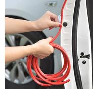 babominimer Striscia di guarnizione in gomma a forma di U per portiera auto, 4,9 m, per modanatura dei bordi, protezione per il telaio delle portiere, anti-collisione, resistente alle intemperie, in