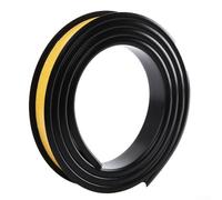 babominimer Striscia di protezione per mobili a forma di U, 2 m, per legno, compensato, armadi e mensole, materiale TPE, facile da applicare, angoli di lunga durata (nero)