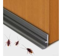 babominimer Striscia di tenuta inferiore della porta per uso domestico, striscia flessibile in PVC sotto la porta, riduzione del vento, del rumore e della polvere, impermeabile e resistente alle