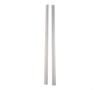 babominimer Striscia di tenuta per porta della doccia, 50 cm, in PVC trasparente, ricambio per pannelli in vetro da 6/8/10/12 mm, facile da tagliare per adattarsi al deflettore dell'acqua per