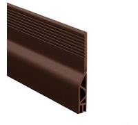 babominimer Striscia paraspifferi in silicone a risparmio energetico, 100 cm, con nastro largo 19 mm, per bloccare spazi vuoti, vento, polvere, luce e marrone