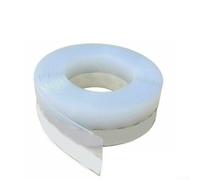 babominimer Striscia paraspifferi in silicone per porte e 5 m di lunghezza, opzioni di larghezza 25/35/45 mm, impermeabile, antivento, per fessure verso l'alto (45 mm)