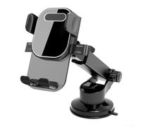 babominimer Supporto per cellulare da auto per smartphone, rotazione a 360 gradi, con gomma antiscivolo e morsetto in silicone, si adatta alla maggior parte delle auto, pickup, SUV, taxi (luminoso)