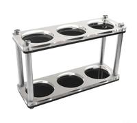 babominimer Supporto per pressino per caffè espresso a 2 strati, organizer per accessori per macchine da caffè (2 strati)