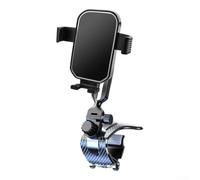 babominimer Supporto per telefono da cruscotto con supporto mobile in ABS antiurto per la navigazione del veicolo, funzionamento manuale per una guida sicura, completamente circondato (specchio)