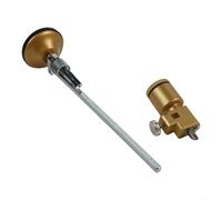 babominimer Tagliavetro circolare con manico rotondo con forte ventosa e righello trasparente per il taglio del vetro, diametro regolabile 7-40 cm, lega di metallo e (400 mm)