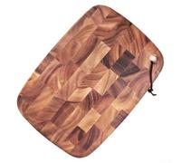 babominimer Tagliere da cucina in legno di acacia con cordino, antiscivolo, double face, venature del legno naturale, per preparare e servire gli alimenti (grande)