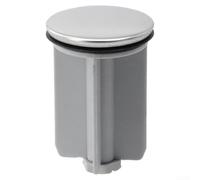 babominimer Tappo di ricambio per lavabo da 40 mm, grigio con coperchio, inserto facile da montare, compatibile con la maggior parte dei lavabi standard in rame