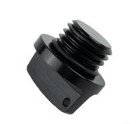 babominimer Tappo di riempimento dell'olio motore per moto, filettatura M20 x 2,5, 20 mm, in alluminio, ricambio per motori di moto, ad alta resistenza all'erosione, nero per una facile