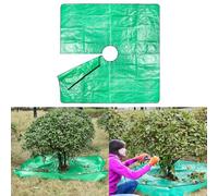 babominimer Telo impermeabile per tagliare alberi da giardino con foro da 30,5 cm e fibbie angolari per la pulizia di foglie, frutta e arbusti, tappetino riutilizzabile per potatura paesaggistica