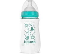 Baboo Anti-colic Glass Feeding Bottle Wide Neck biberon di vetro 3m+ 250 ml