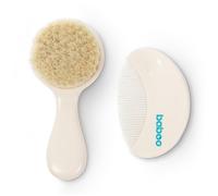 Baboo Baby Hair Brush and Comb Set set per capelli per neonati 2 pz