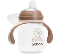 Baboo Cup with Silicone Spout tazza con maniglie Au Naturale 6m+ 1 pz