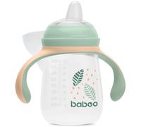 Baboo Cup with Silicone Spout tazza con maniglie Peachy Keen 6m+ 1 pz