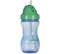 Baboo Cup with Silicone Straw bottiglia con cannuccia Blue, 9m+ 360 ml