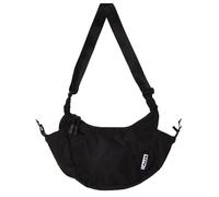 Baboon to the Moon Mezzaluna - Borsa a tracolla, in vari colori, elegante, idrorepellente, per uomo e donna, nero