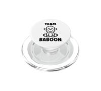 Baboons Animals Funny Little Baby Monkey team Baboon PopSockets PopGrip per MagSafe