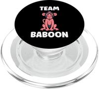 Baboons Animals Funny Little Baby Monkey team Baboon PopSockets PopGrip per MagSafe