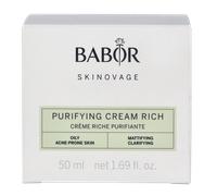 BABOR SKINOVAGE Purifying Cream rich, Crema ricca per il viso per pelli impure, Trattamento viso chiarificante e purificante, Vegan, 50 ml