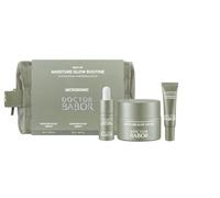 BABOR Moisture Glow Routine Set composto da siero idratante, crema e crema per gli occhi, per pelle secca, 3 pezzi
