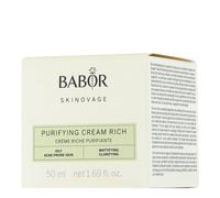 BABOR SKINOVAGE Purifying Cream rich, Crema ricca per il viso per pelli impure, Trattamento viso chiarificante e purificante, Vegan, 50 ml