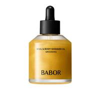 BABOR Soul & Body Shimmer Oil | Olio Scintillante per il Corpo, Idratante e Illuminante, Per la Pelle Secca, Effetto di Luminosità Naturale, Profumo di Grounding, Vegan | 100 ml