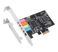 BABOS Scheda audio PCIe 5.1, scheda PCI Surround 3D audio stereo con chip CMI8738 della scheda audio del PC di prestazione del suono ad alta prestazione