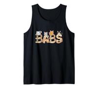 Babs Cat Trees - Personalizzato Carino Nome Word Art Canotta
