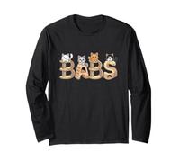 Babs Cat Trees - Personalizzato Carino Nome Word Art Maglia a Manica