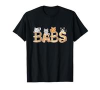 Babs Cat Trees - Personalizzato Carino Nome Word Art Maglietta