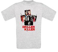 babvwsetse Driller Killer The Drill Killer Cult Movie T-Shirt Grey S