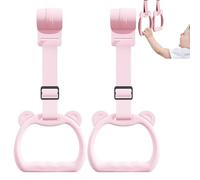 Baby Activity Pull-Up Rings for Toddler 2 Pack, Hangable Nursery Cot Training Handles, Development Toy Straps for Walking Practice and Playtime, 5.91x3.94 Inches