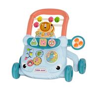 Baby Activity Walker - Sedile di supporto per bambini regolabile, allenatore di movimento compatto | leggero con musica e luci, giocattolo di apprendimento precoce pieghevole per bambini,