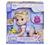 Baby Alive Harper Hugs - Bambola interattiva da 27 cm che cammina con 4 zampe, oltre 40 suoni adorabili, tazza di apprendimento, giocattolo ape e funzione danza