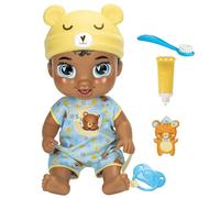 Baby Alive Lil Dreamer Snoozer Bear Sleepy Boy, set di bambole per bambini dai 3 anni in su con capelli neri, tema divertente pigiama party