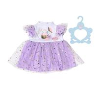 Baby Annabell Abito Tutù Lilla 710296 - Abito Tutù lilla con tulle delicato e stelle dorate per bambole di 43 cm - Per bambini dai 3 anni in su