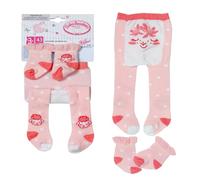 Baby Annabell Collant e calzini in diverse combinazioni di colore per Bambole da 43 cm, confezione da 2 collant per bambole, 710807 Zapf Creation