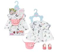 Baby Annabell Deluxe Vestito Farfalla - per Bambole Baby Annabell Fino a 43cm - Include Vestito, Borsa, Sandali e Appendiabiti - Adatto a Bambini dai 3 Anni in su