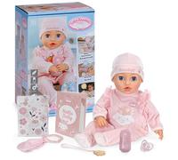 Baby Annabell Interactive Annabell 43cm - Bambola dal corpo morbido con movimenti, suoni e accessori realistici - Adatto per bambini dai 3 anni in su