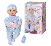 Baby Annabell Little Alexander - Bambolotto di pezza da 36 cm con biberon - Perfetto per i più piccoli da 1 anno in su - La confezione include un bambolotto, biberon e vestiti
