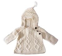 Baby Aran Side-Fastening Hoodie