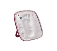 Baby Art Hello Baby Kit Impronta Neonato, Calco in Gesso per Mani e Piedi, per Decorazione Cameretta, Burgundy
